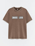 SNUGG LUXX Earth Tone Tee – Warm. Rich. Effortless.