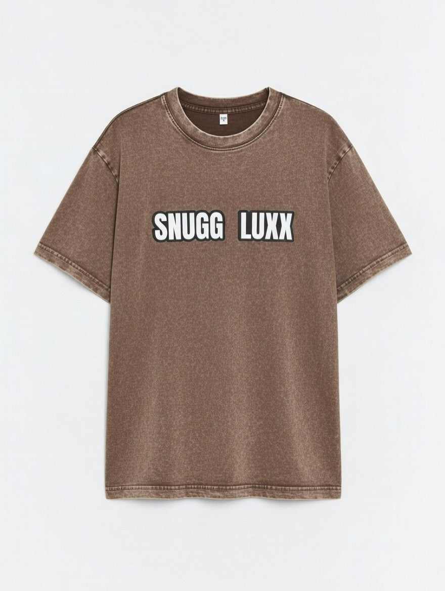 SNUGG LUXX Earth Tone Tee – Warm. Rich. Effortless.