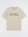 Snugg Luxx Signature Tee – Sand Beige
